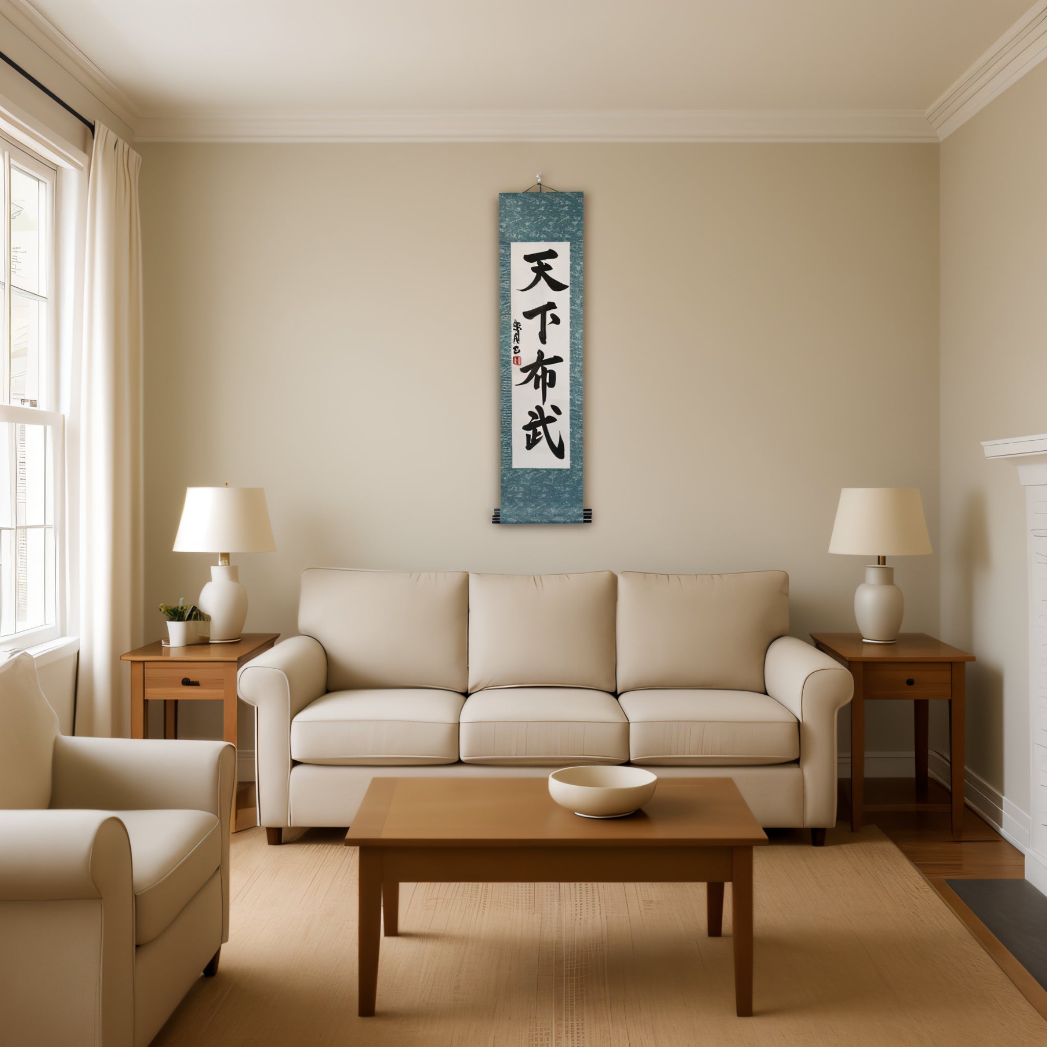 Wisdom and Strength to Unify Japan — 天下布武 (Tenka Fubu) by Luna